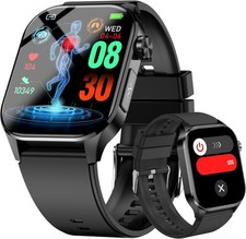 Advanced Smartwatch for Men  Women with Heart Rate, Sleep, Body Temp Monitoring