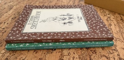 R. CRUMB SKETCHBOOK VOLUME 2 & 3 FIRST EDITIONS  Fantagraphics. Softcover