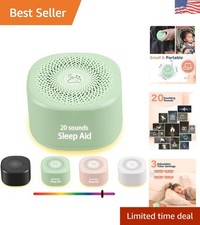 Colorful Night Light  20 Sounds - Travel-Ready White Noise Machine for All Ages
