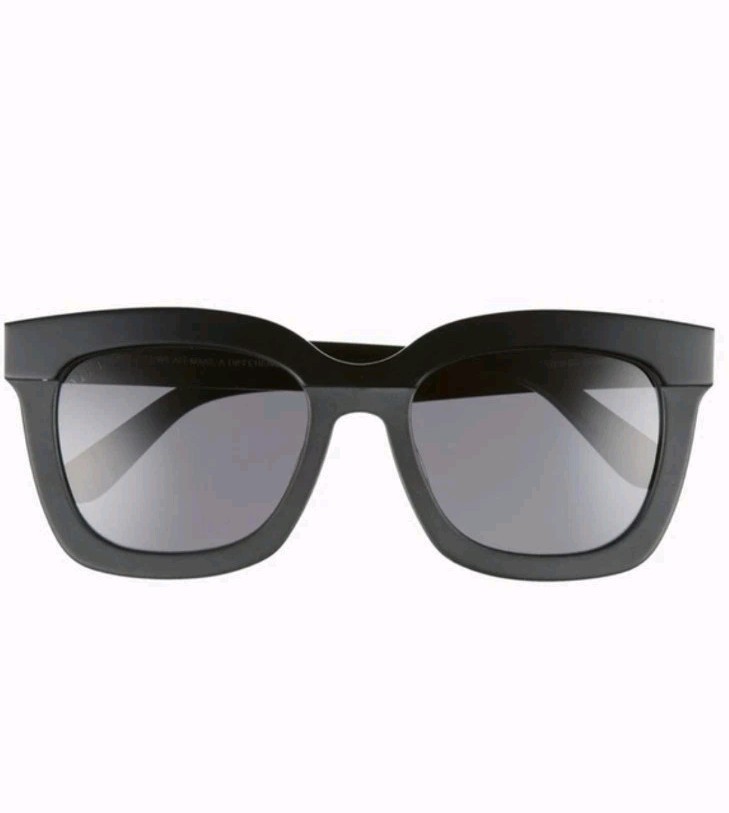 Diff Womens Black Carson Large Frame Polarized St… - image 1