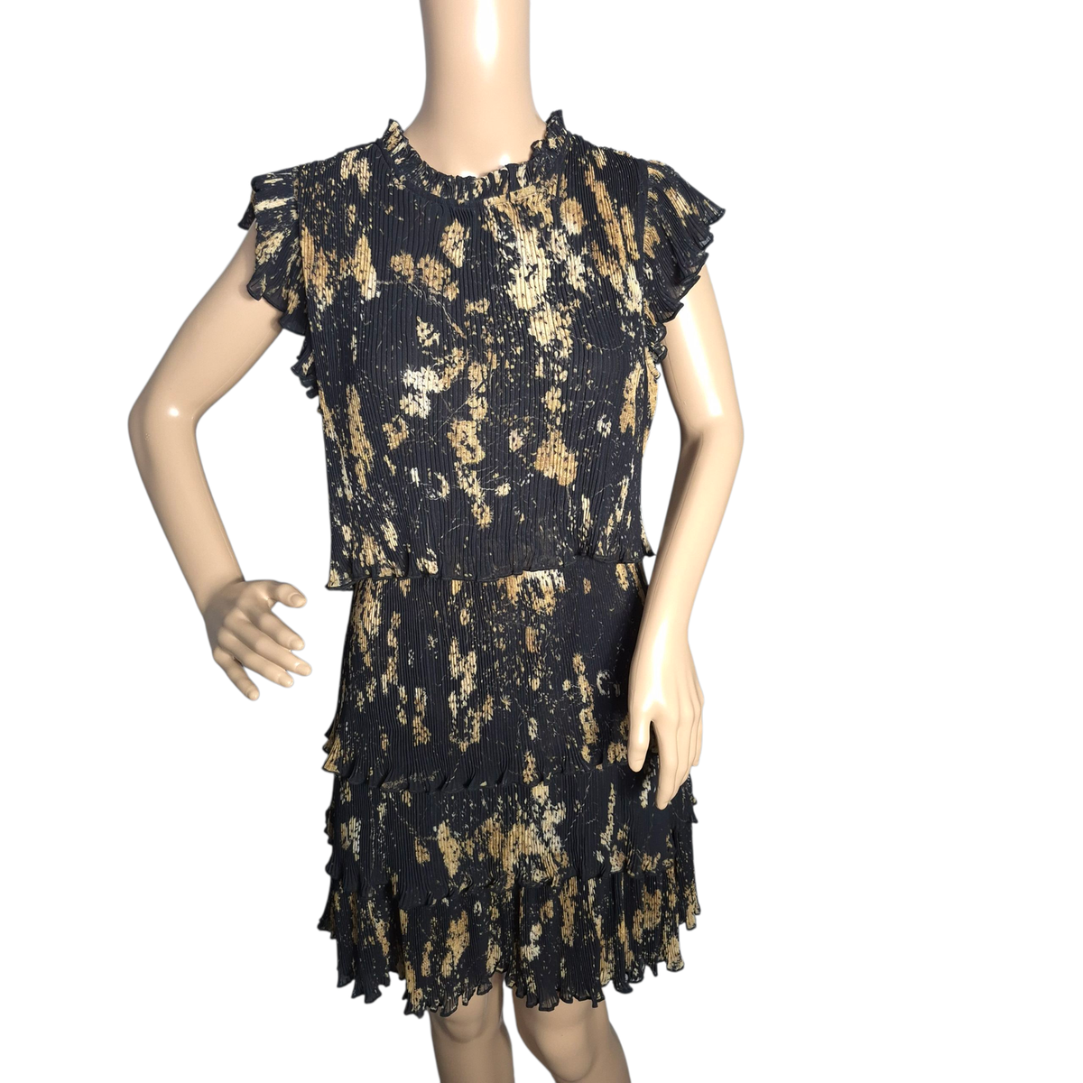 slim fit dress slacks Baltic Born Womens Muse Sequin Maxi Dress | Rose Gold