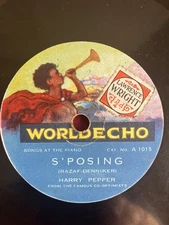 * HARRY PEPPER (Vocal) - S'posing / In An Old-World Garden