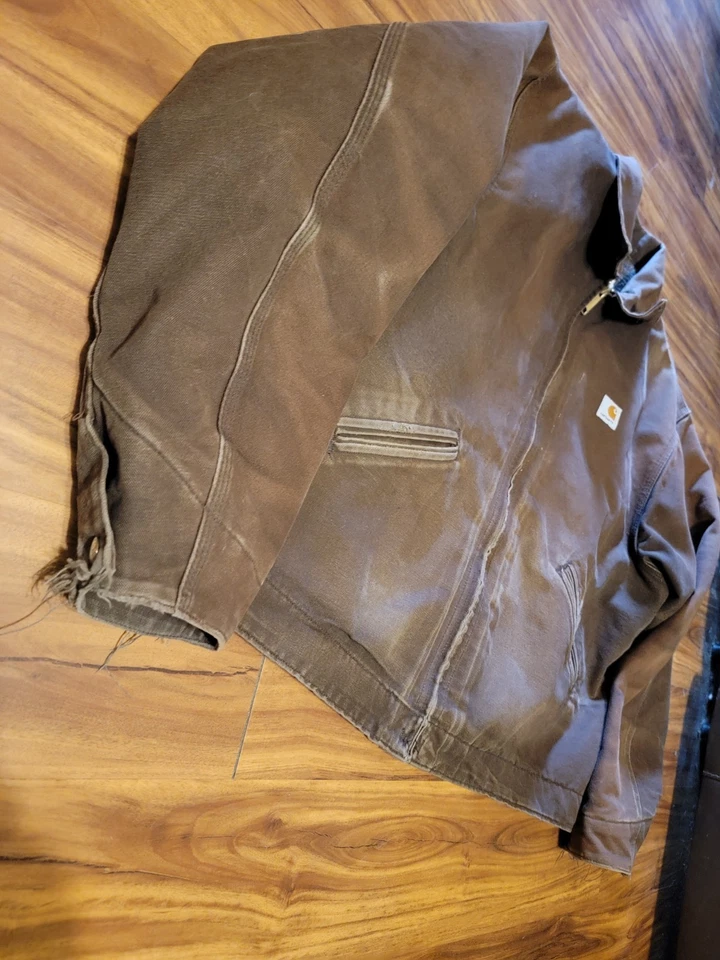 Chaqueta Carhartt Detroit 2XL J200 marrón oscuro vintage uso perfecto Foto 4 de 4