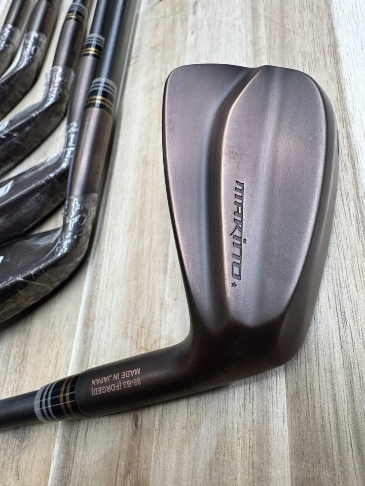 Makino Golf 88-B3 Custom Built Japanese Forged Iron Set (4-PW) Dark Copper!! - Image 4 of 4