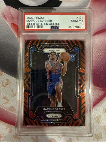 Marcus Sasser [Choice Tiger Stripe] #174 2023 Panini Prizm card