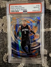 2022 Panini Spectra Rookies Paolo Banchero #151 Asia Blue &Orange Prizm /49 (RC)