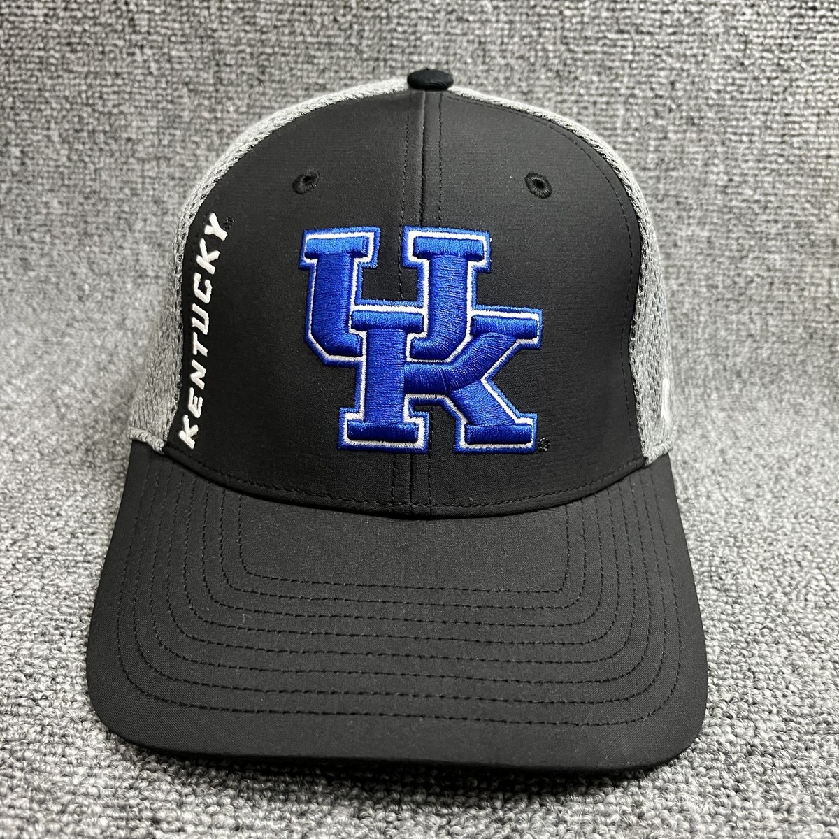 New '47 Brand Kentucky Wildcats Hat Cap Black Gray Mesh Stretch Fit Adjustable