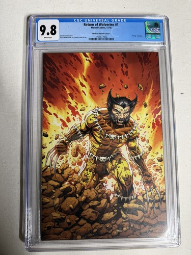 Return of Wolverine #1 1:200 McNiven Virgin Graded 9.8 CGC Logan X-MEN Marvel