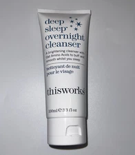 Thisworks Deep Sleep Overnight Cleanser Oat Amino Acids 3.3 Fl Oz /100ml New