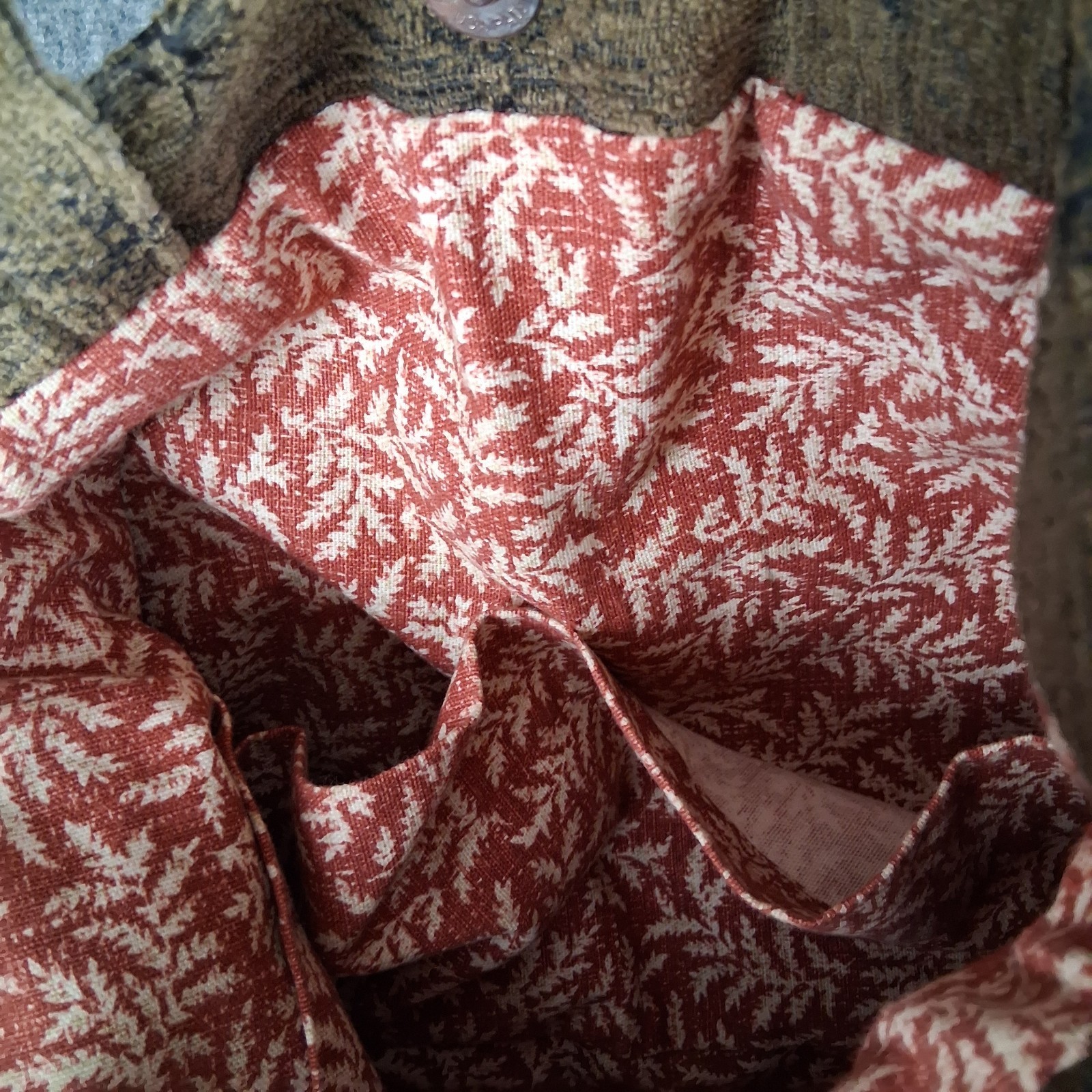 Handmade Quilt Patchwork Multi-Color Large Should… - image 8