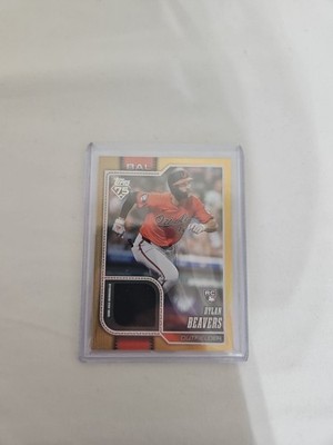 2026 Topps Dylan Beavers Gold /50 Patch RC Game-Used Relic #339 Orioles