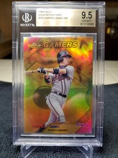 1999 Finest Chipper Jones Gold Refractor #63/100 Braves BGS 8.5