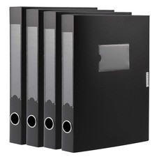 A4 Storage File Boxes Archives Cases Foldable Plastic File Folder Thickened t...