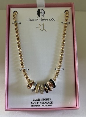 House of Harlow 1960 Silver Tone Multi-Stone Chain Belt with Pale Blue Accents House of Harlow 1960 | Accessories | House Of Harlow Silver  main image 3