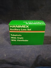 Hanimex Telephoto  Wide Angle Auxiliary Lens Set For Pentax Sport Motor Camera