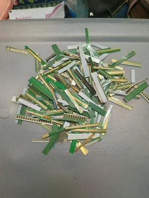 #ad 100 grams of trimmed gold fingers from flat screen TVs for gold recovery $75.00