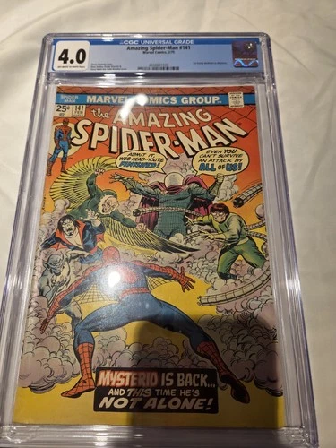 Amazing Spider-Man #141 CGC 4.0 1975 MYSTERIO Danny Berkhart Bronze Age KEY