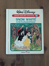 SNOW WHITE ENCHANTED FOREST VINTAGE Choose Your Own Adventure Hardcover Disney