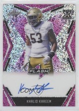 2020 Leaf Flash Pink 9/15 Khalid Kareem #BA-KK1 Auto 3b3