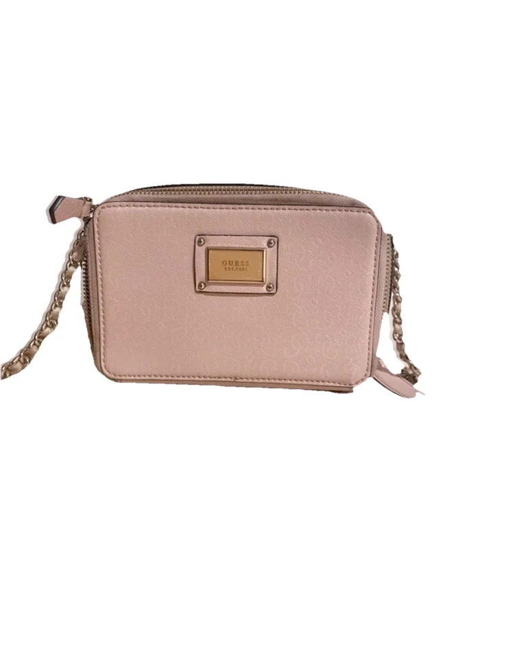 Bolso de hombro Guess rosa chipriota dorado - Imagen 2 de 4