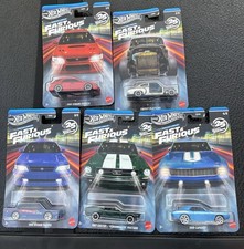 2026 Hot Wheels Fast  Furious Silver Series Dream Lineup Set 5 Camaro Mustang