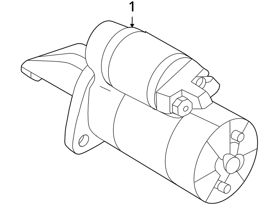 Nissan Juke 2013-2017 motor de arranque de coche solenoide OEM CLXZ0 Foto 4 de 4