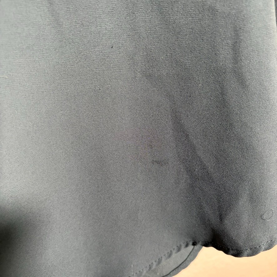 Loft Blouse Women's Petite Small Button Up Lightweight Collared Long Sleeve Top