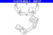 Halter Bremssattel ATE 11.8170-0633.1 für OPEL SAAB VECTRA SIGNUM YS3F CC Z03 3X