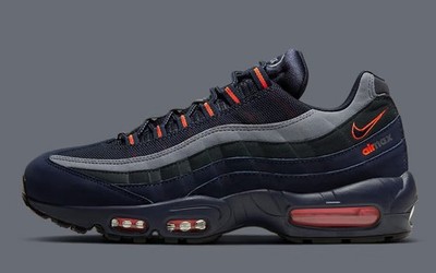 靴 CHICAGO Nike Air Max 95 Obsidian Total Orange “Chicago Bears” Shoes UK 10