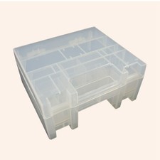 Transparent Container Storage Cases Battery Box Organizer Holder