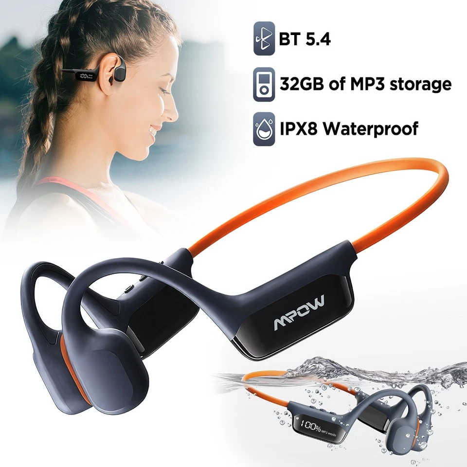 Swimming headphones-bone conduction headphones built-in MP3 player 32G memory - Image 2 of 4