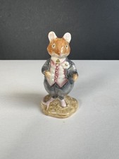 Royal Doulton Dusty Dogwood Brambly Hedge 3.5" Porcelain Figure - small chip