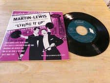 Dean Martin & Jerry Lewis 45EP - Living it Up - Capitol EAP-1-533  w/cvr