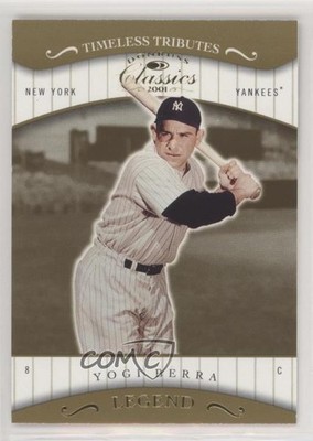 2001 Donruss Classics Legend Timeless Tributes 67/100 Yogi Berra #182 HOF 7xr