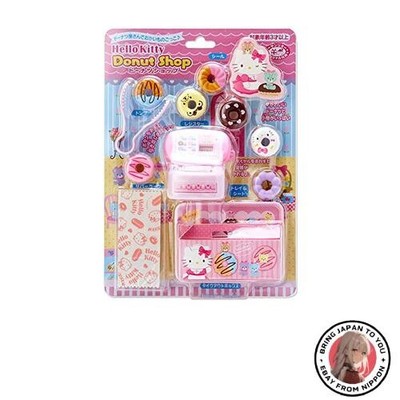 Neu Sanrio Hello Kitty Donut Shop Klebeset