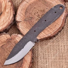 8'' 1095 High Carbon Steel Knife Blank Blade DIY Bushcraft Hunting Knife Making