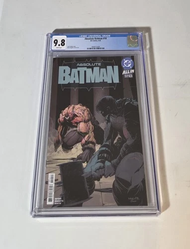 Absolute Batman #10 CGC 9.8 Grade Cover A 1st Print Nick Dragotta Bane Origin
