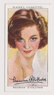 Maureen O'Sullivan 1938 John Player Film Stars Tobacco Card 3rd Series #35