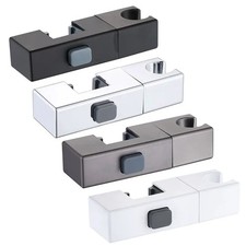 Square Pipe Shower Head Holder Riser Rail Bracket Hardware Bath Accessories