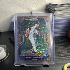 2021 Panini Prizm Tier II Randy Johnson #141 Bronze Donut Circle Prizm /40 Ariz…