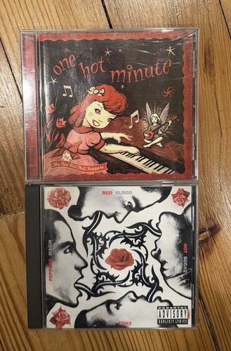 2 RHCP CDS Red Hot Chili Peppers One Hot Minute Blood Sugar Sex Magik Used