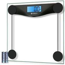Etekcity Digital Body Weight Bathroom Scale, Large Blue LCD Backlight Display