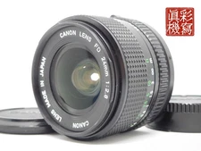 [ N MINT+++ w/ caps  ] Canon New FD NFD 24mm f/2.8 Wide Angle MF Lens From JAPAN