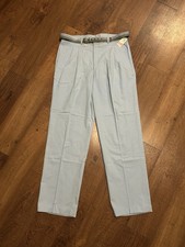 Vintage Sears Men s Store Trousers Pants W/Belt Light Blue W/tags Men 34x32