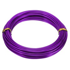 32.8ft Aluminum Wire, 1pcs Jewelry Wire Craft Wire 2mm 12 Gauge Wire, Purple