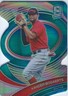 Xander Bogaerts, Red Sox, 2021 Panini Spectra Neon Blue Die Cut, #89, #12/45