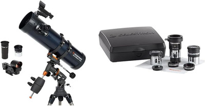 Astromaster 130EQ Telescope - Premium Optics & Bonus Astronomy Kit Included
