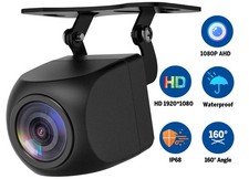 1080P AHD Black Car RearView Backup Reverse Camera Wide Angle WaterProof Parking