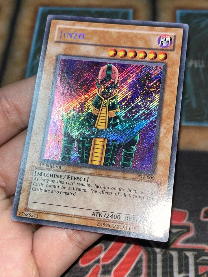 Yugioh Jinzo PSV-000 Pharaoh's Servant 1st Edition Secret Rare - Image 4 of 4
