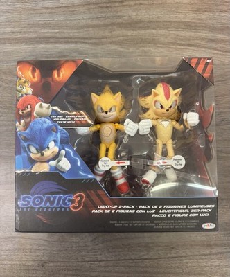 Sonic The Hedgehog 3 Super Sonic And Super Shadow Light Up Jakks